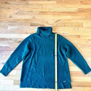 Anne Klein Green Knit Turtleneck
